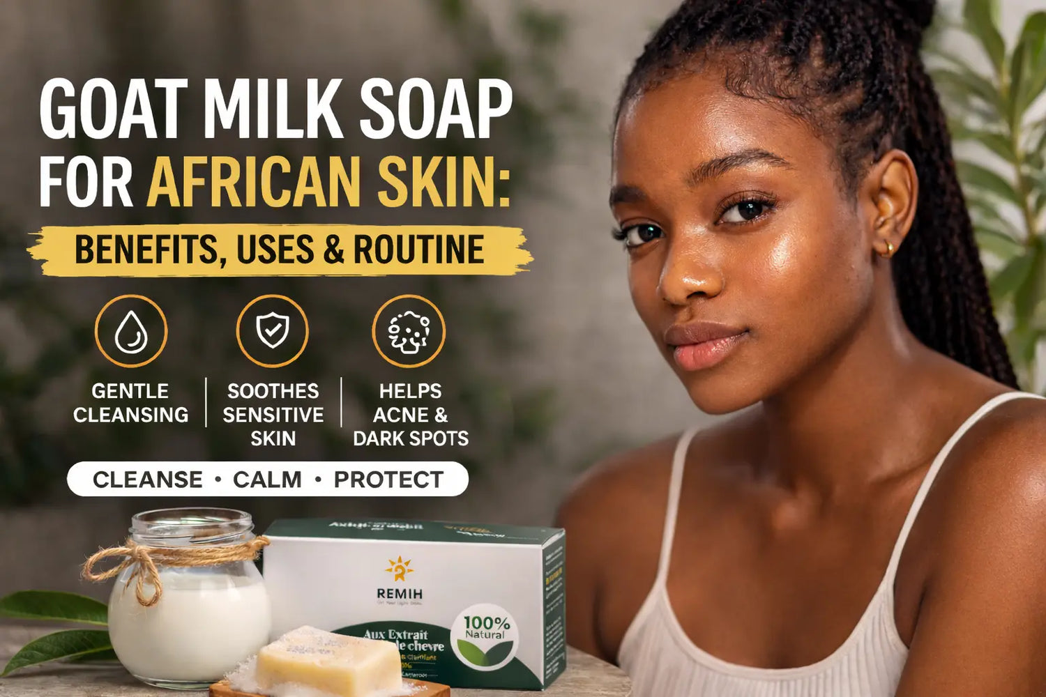 Why Goat Milk Soap Is Perfect for Sensitive and Acne-Prone African Skin