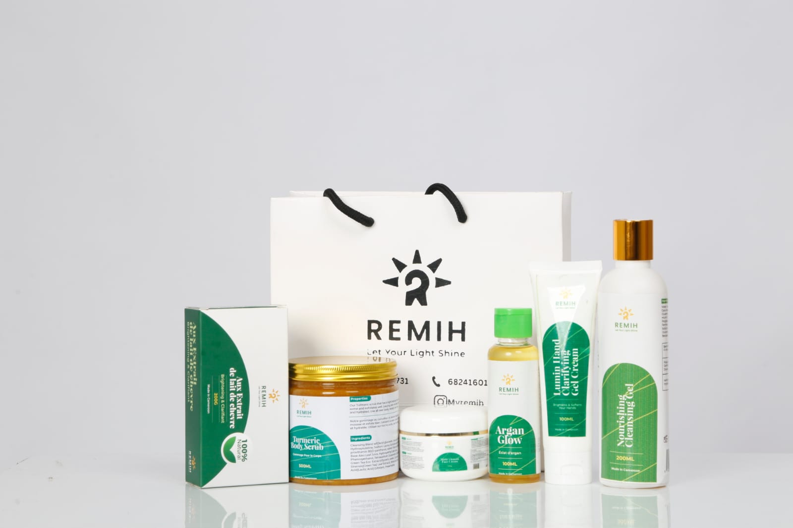 Kit éclaircissant pour la peau