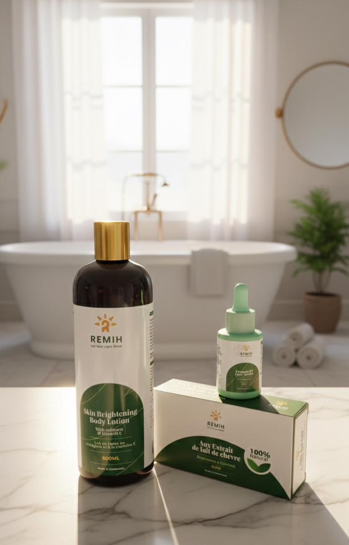 Kit éclaircissant pour la peau