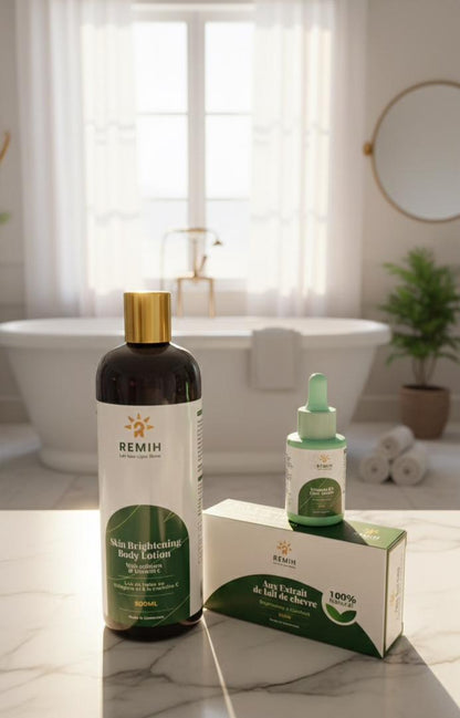 Kit éclaircissant pour la peau