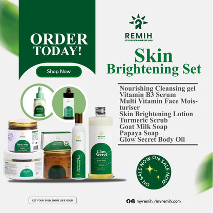 Kit éclaircissant pour la peau
