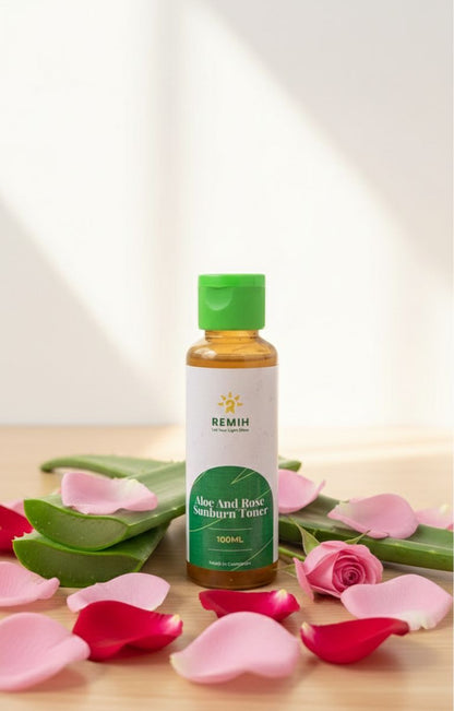 REMIH Aloe &amp; Rose Sunburn Toner | Soothing Toner for Redness &amp; Irritation